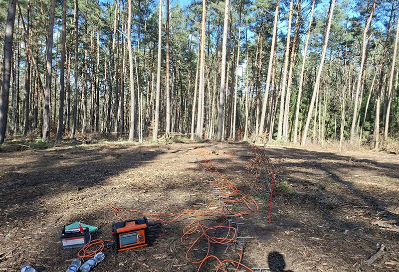 Widerstandsmessungen Acker & Wald