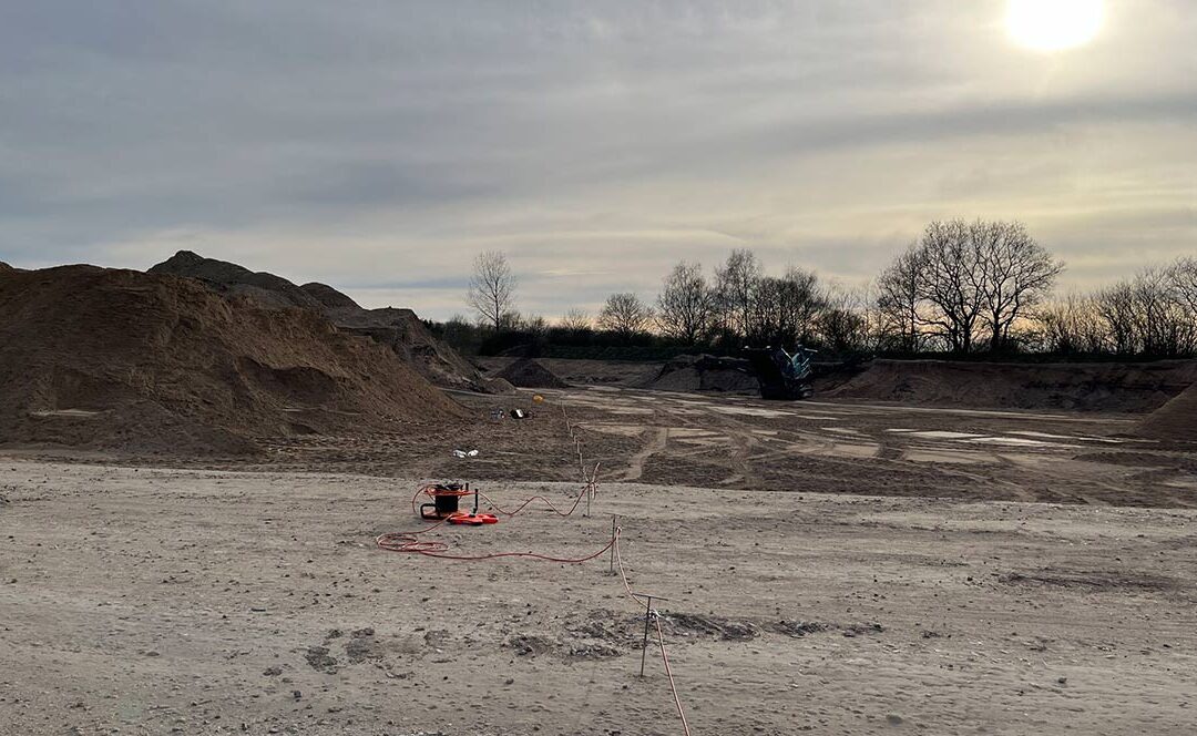 Restkieserkundung in aktiven Kiessandgruben