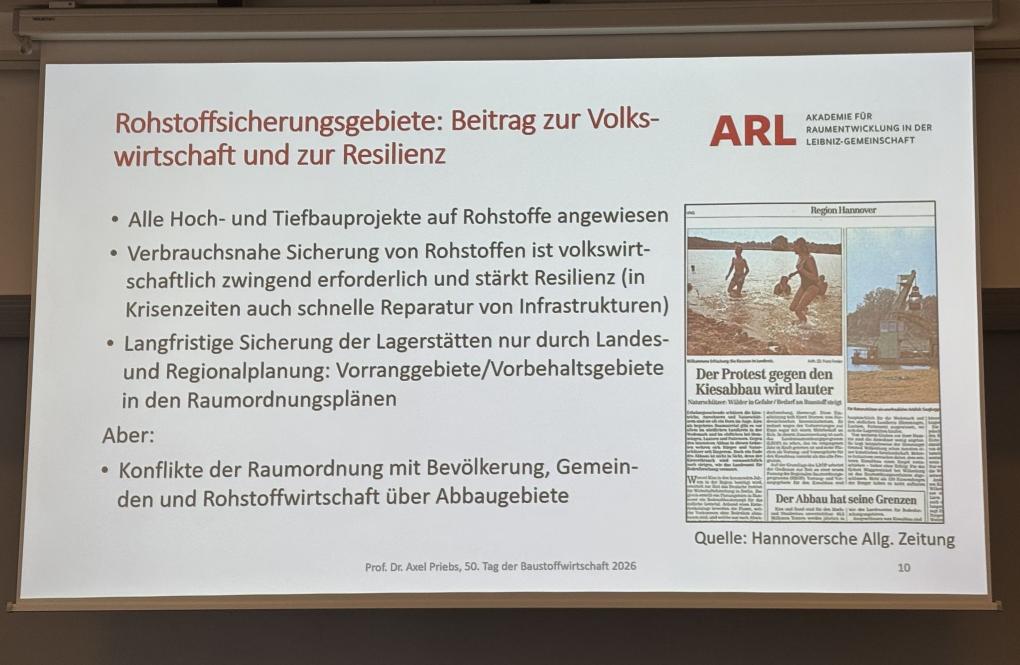 Präsentationsfolie: Rohstoffsicherungsgebiete: Beitrag zur Volkswirtschaft und zur Resilienz