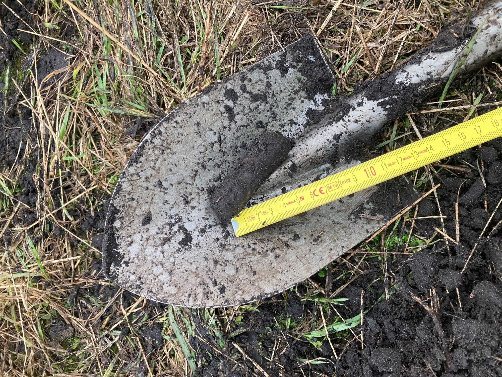 Munition ausgegraben